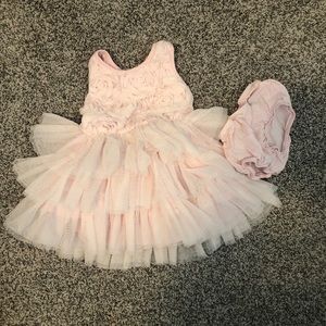 The Children’s Place Girl Pink Dress with Bloomers